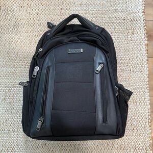Kenneth Cole Black Laptop Backpack